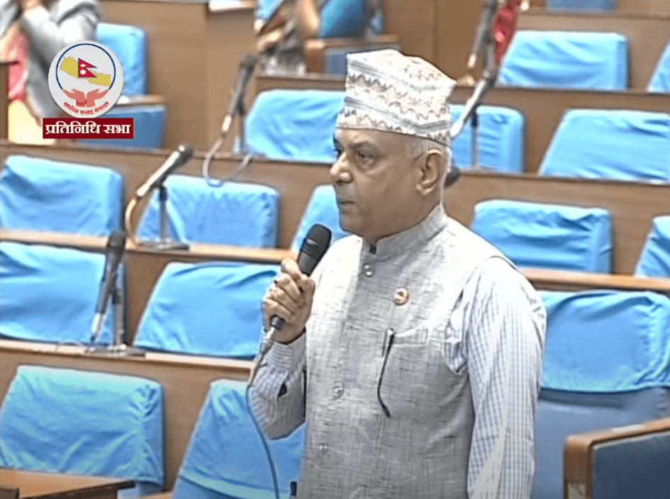 गालीगलौज गर्नबाट बञ्चित गरिनुपर्ने कांग्रेसका प्रमुख सचेतक घिमिरेको माग