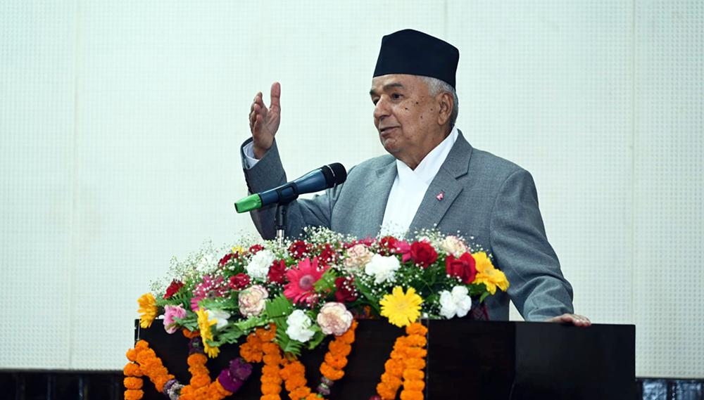 "गौरापर्वले नेपाली मौलिक संस्कृति र राष्ट्रिय एकता सुदृढ बनाउँछ": राष्ट्रपति पौडेल