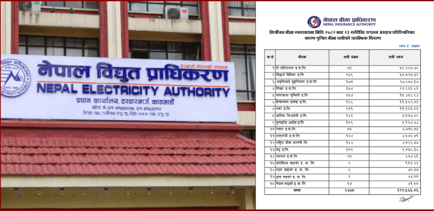 जेनजी आनदोलनको क्षतिका लागि २२ अर्ब २५ करोड भन्दा बढीको बीमा दाबी