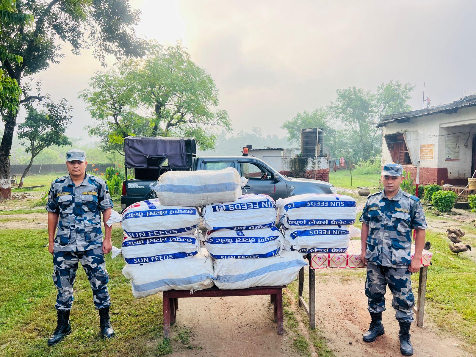 सिरहाबाट २२० किलो लागूऔषध गाँजा बरामद