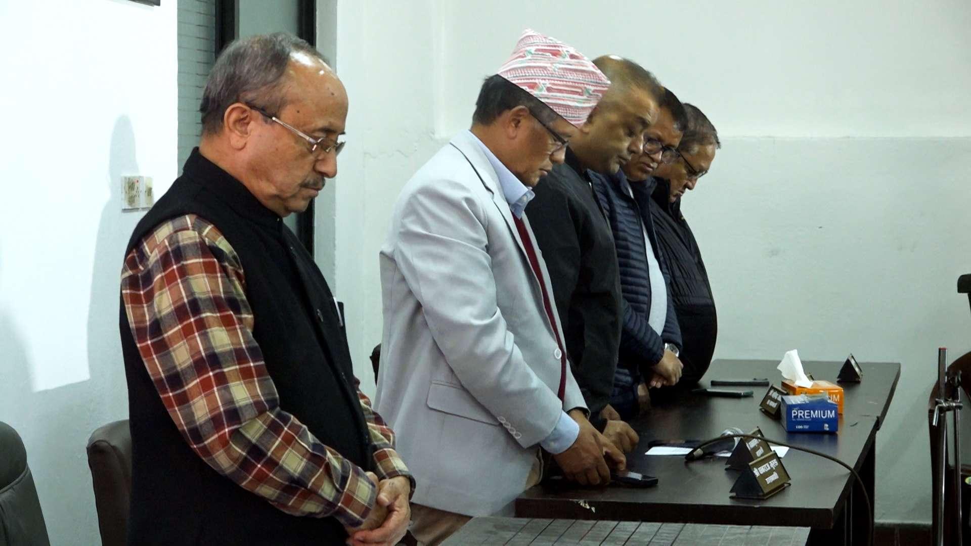 आलमको निधनपछि कांग्रेस शोकमा, कात्र्तिक २३ गते देशभरका कार्यालय बन्द गर्ने