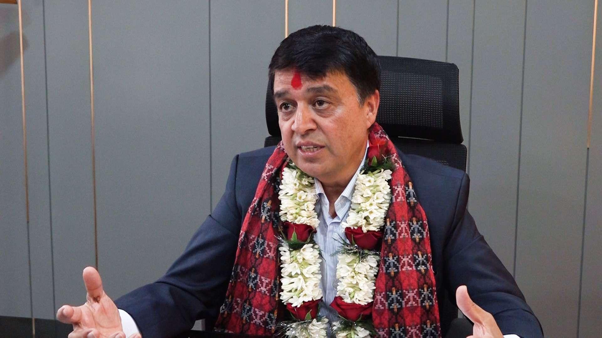पूर्वाधार विकासको लागि आन्तरिक पुँजी परिचालन आवश्यक : अध्यक्ष ढकाल