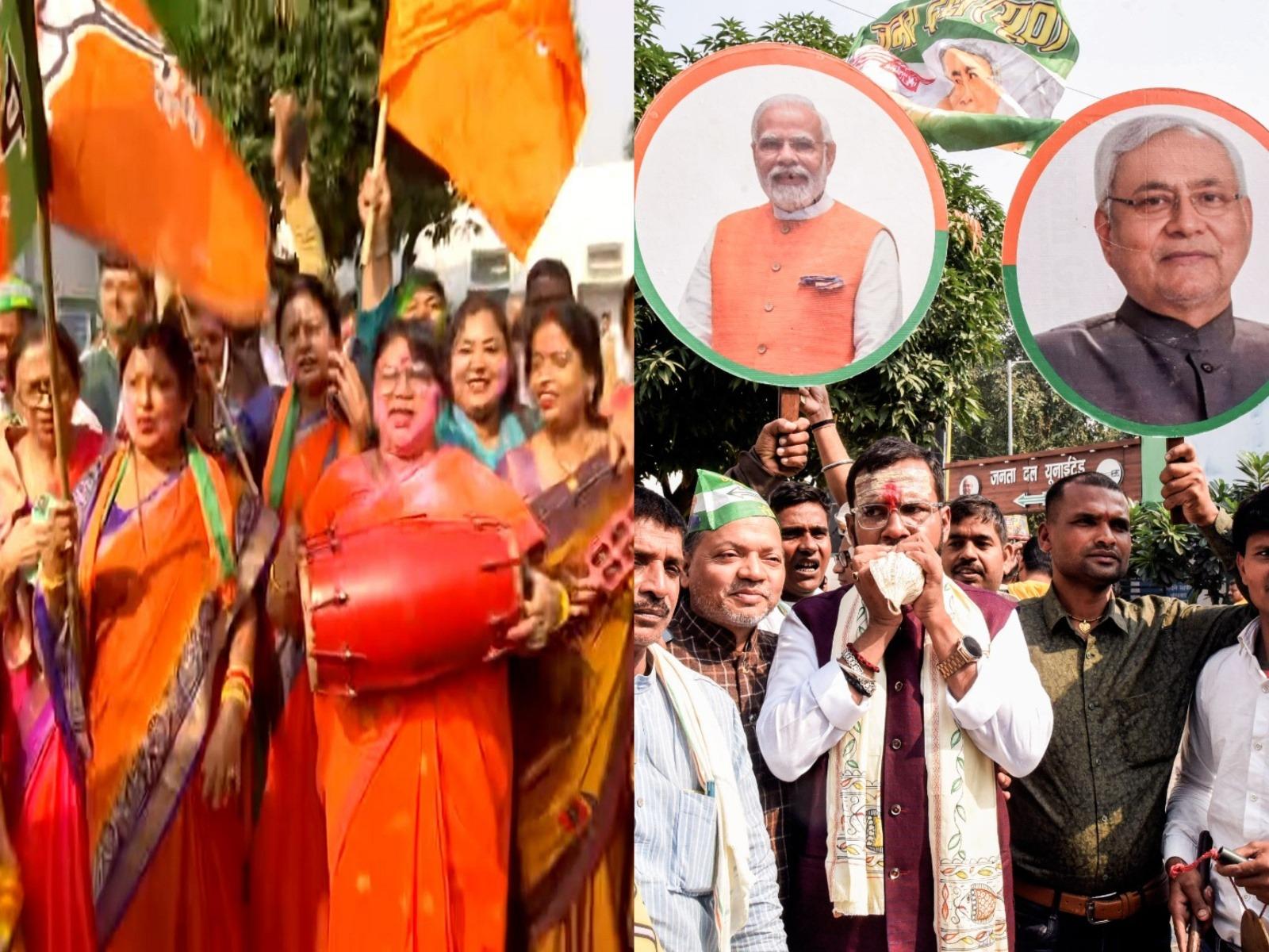 बिहार चुनाव : २०२ सिट जित्दै एनडीएको भारी विजय, महागठबन्धन ध्वस्त