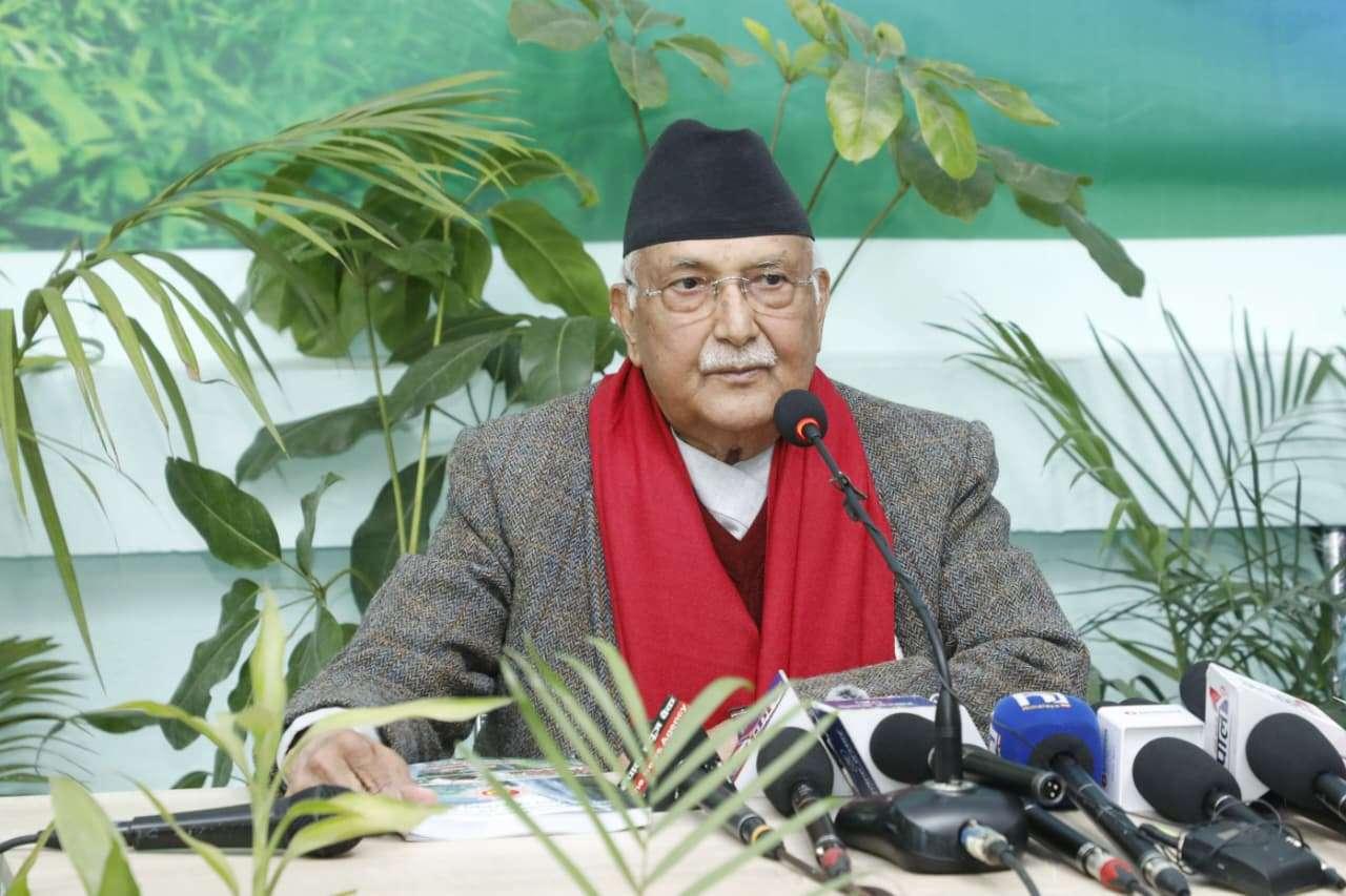 प्रकृति संरक्षणमै एमालेको पहिलो प्रतिबद्धता रहेको ओलीको दाबी