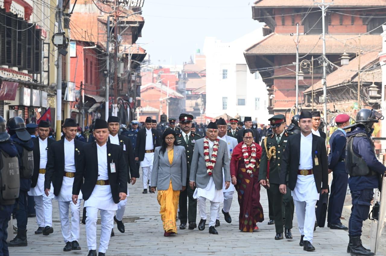 राष्ट्रपति पौडेलद्वारा वसन्त श्रवण