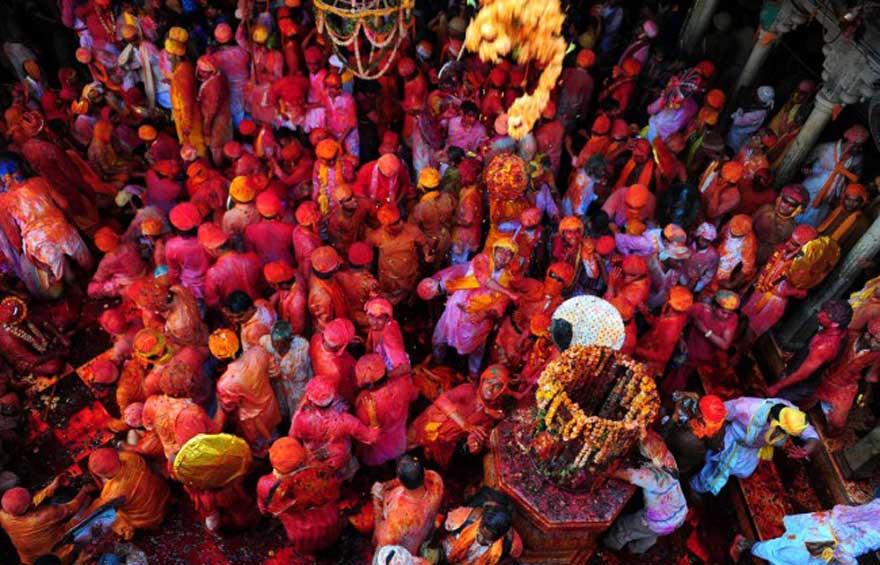भक्तपुरमा होली पर्व सुरु