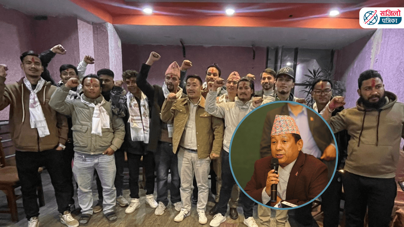 पार्वत गुरुङ जिताउन मेलुङका १३ युवा नेता एमाले प्रवेश, सुन्दर पौडेलले गरे नेतृत्व