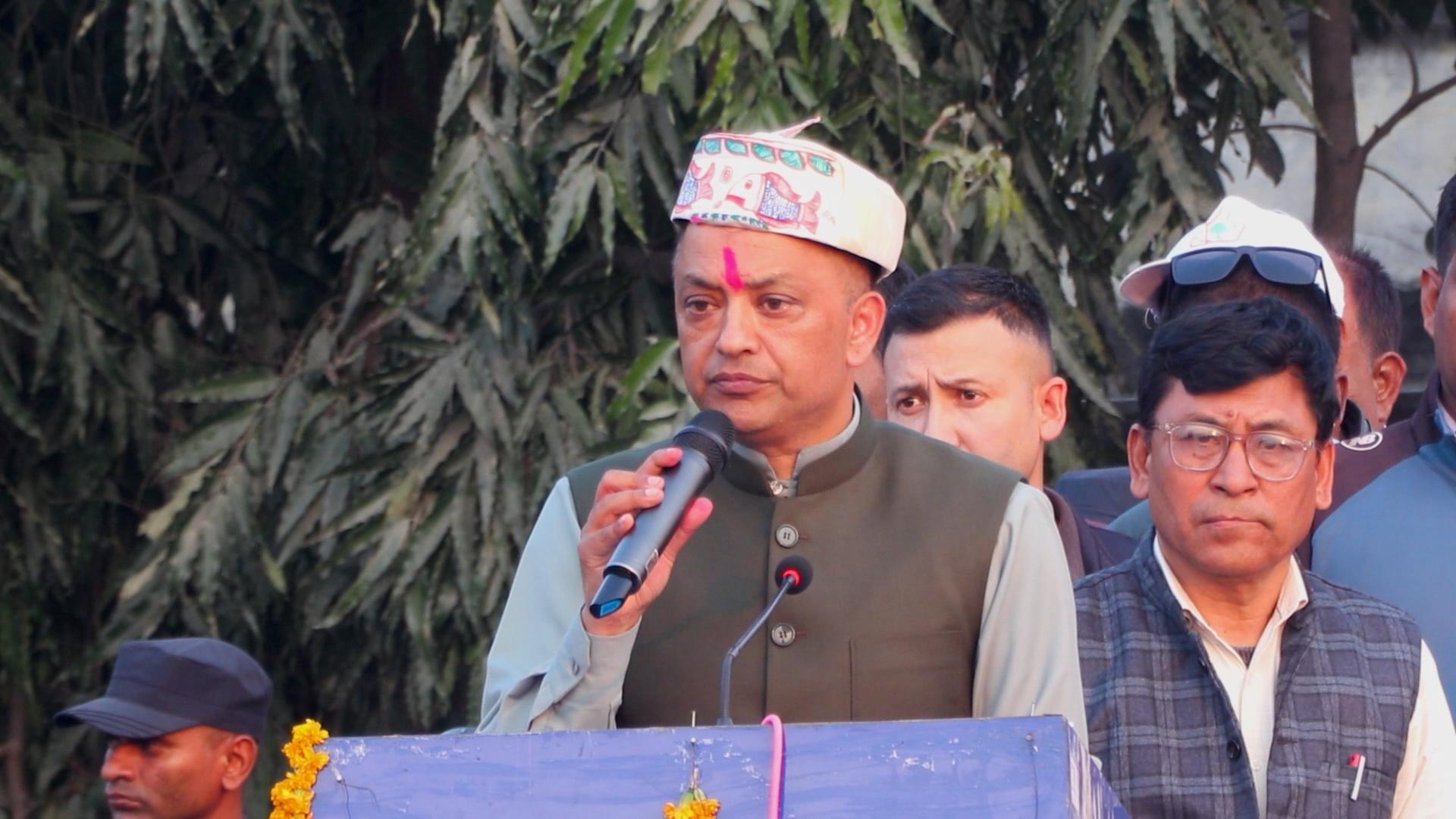 प्रश्न गर्दा राज्यको गोलीबाट मारिनुपर्ने अवस्थाको अन्त्य गर्छौ : सभापति थापा