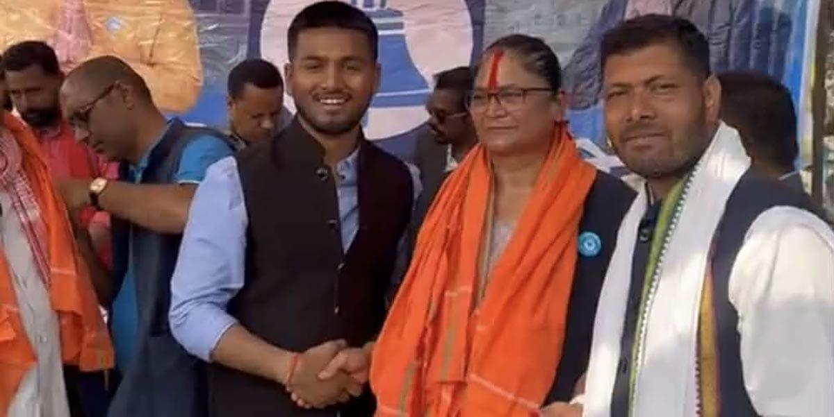 एमालेकी निवर्तमान सांसद सम्झना थपलिया रास्वपा प्रवेश