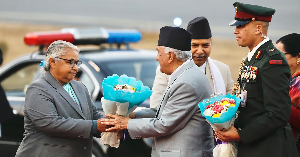 राष्ट्रपति पौडेल जापान भ्रमण सकेर स्वदेश फिर्ता