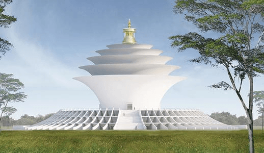 लुम्बिनीमा विश्व शान्ति मन्दिर निर्माण