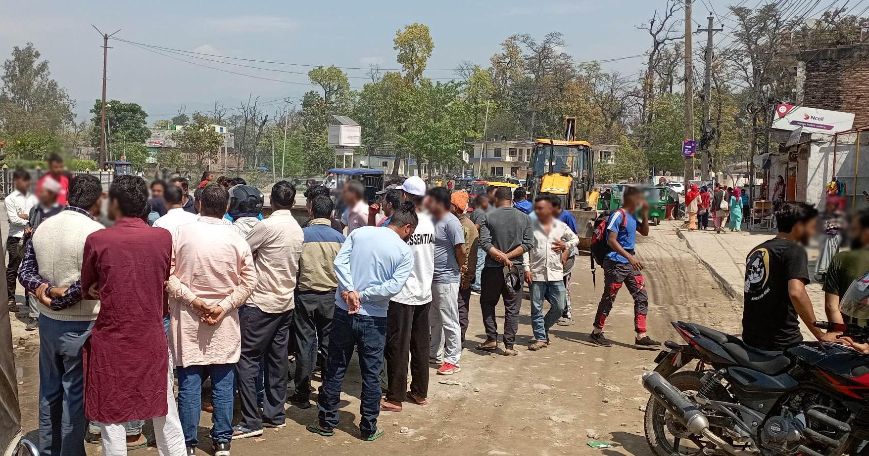 गोदावरीका अतिक्रमित संरचना हटाउन सुरु