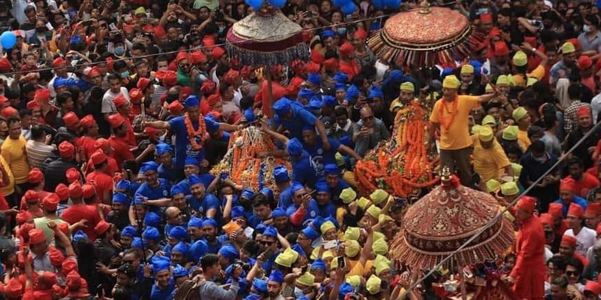 चैत्र कृष्ण चतुर्दशी: काठमाडौँ उपत्यकामा पाहाँचह्रे जात्रा आजदेखि सुरु