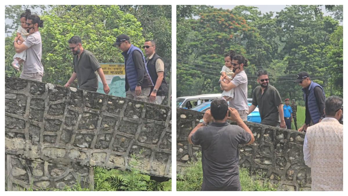 प्रधानमन्त्री बालेन शाहद्वारा सौराहास्थित हात्ती प्रजनन केन्द्रको निरीक्षण